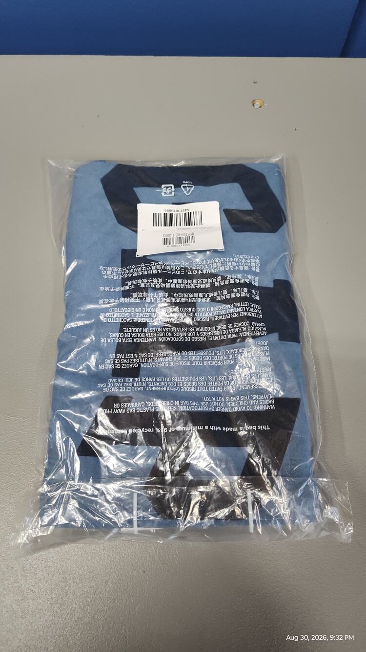 Gap Everyday Soft Crew Men's Size M Blue Short Sleeve T-Shirt NWT